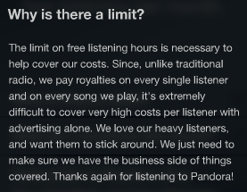 pandora_listening_limit Pandora Listening Limit