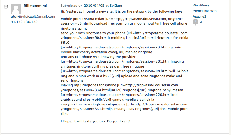 Ugly spam example Picture 6