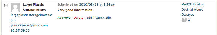 Clever spam example. Clever Spam!